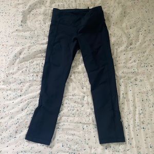 Lululemon base pace leggings navy blue